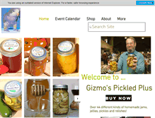 Tablet Screenshot of gizmospickles.com